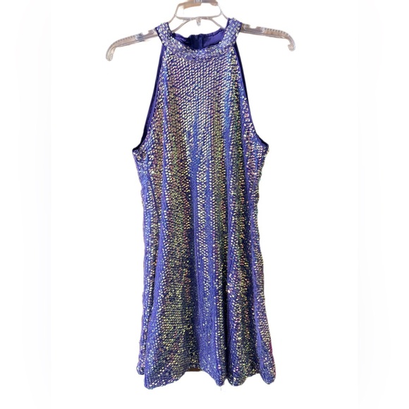 SHEIN Dresses & Skirts - SHEIN Purple Sequin Glam Dress Medium